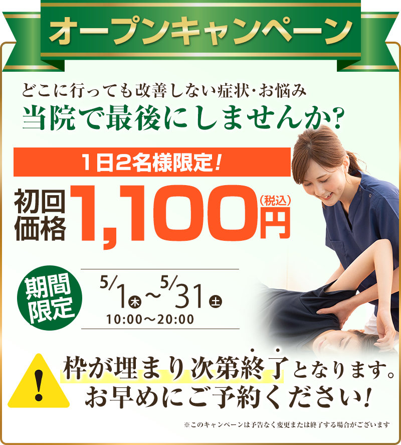 オープンキャンペーン